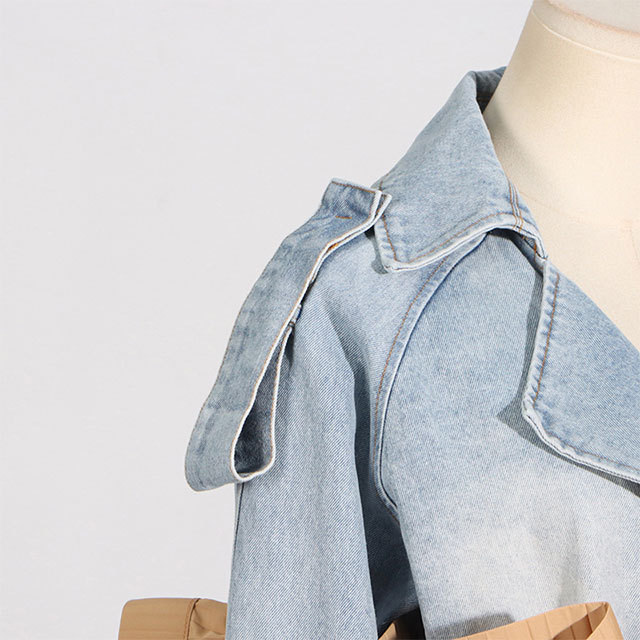 Peplum Denim Jacket