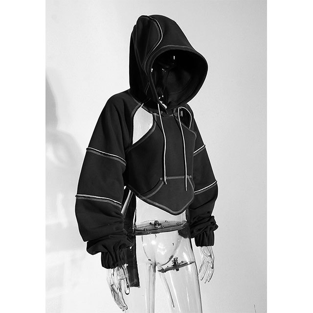 Hollow Out Hooded Hoodies