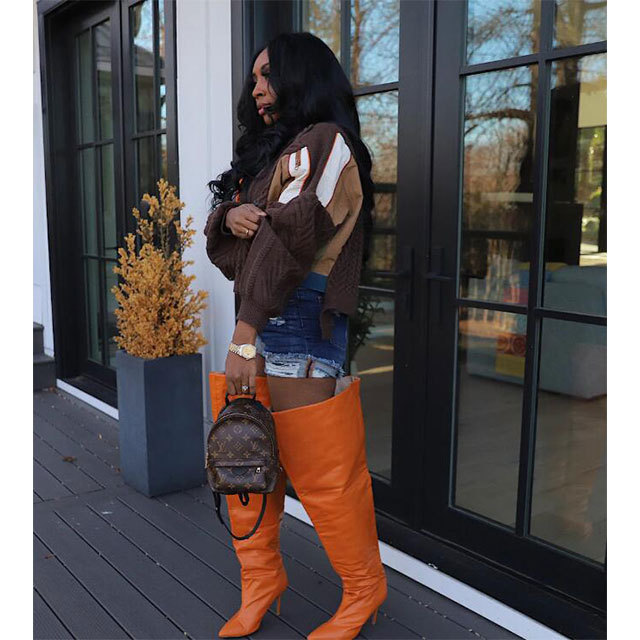 Color Block Patchwork Style Sweater