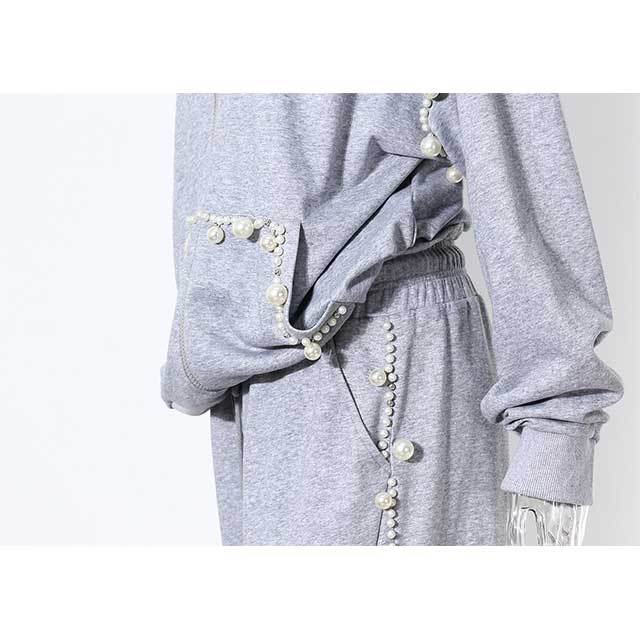 Pearl Hooded Sweatsuit Set