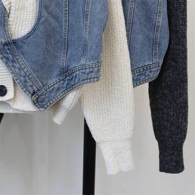Twisted Design Knitted Cardigan
