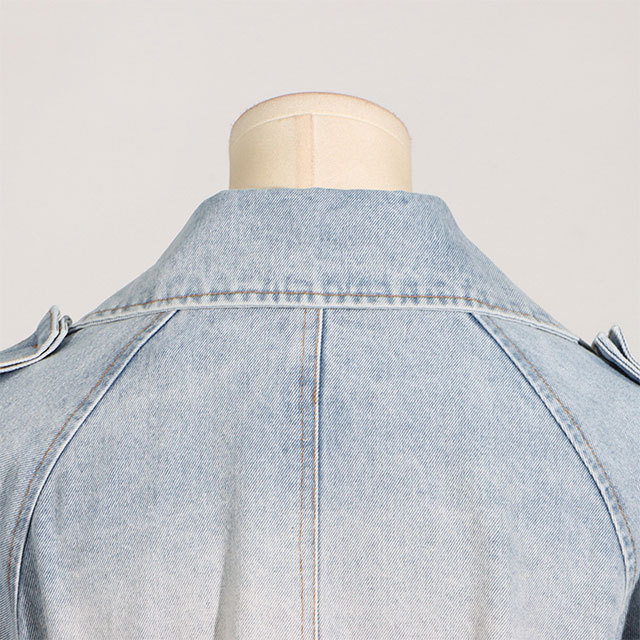Peplum Denim Jacket