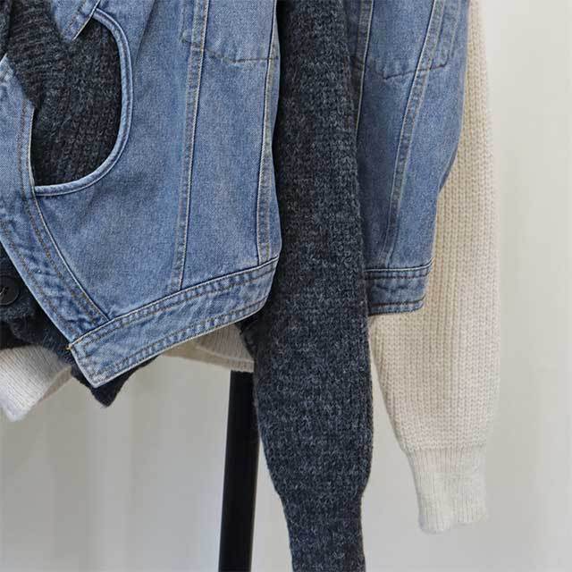 Twisted Design Knitted Cardigan