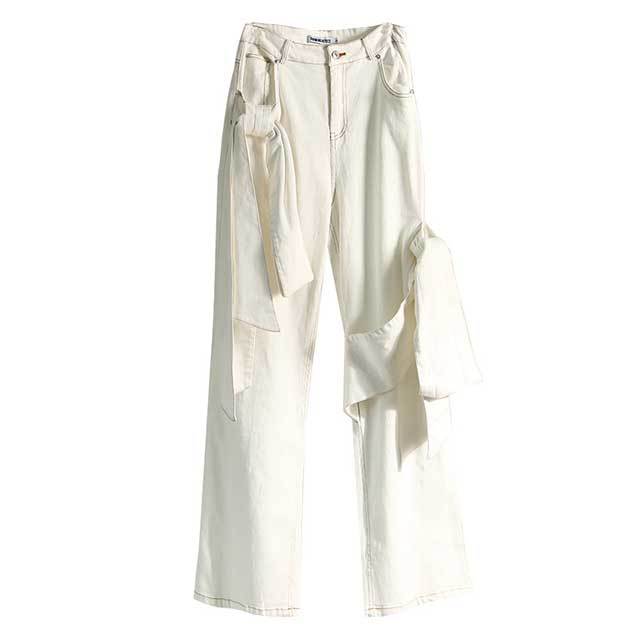 Take A Bow Denim Pant Set