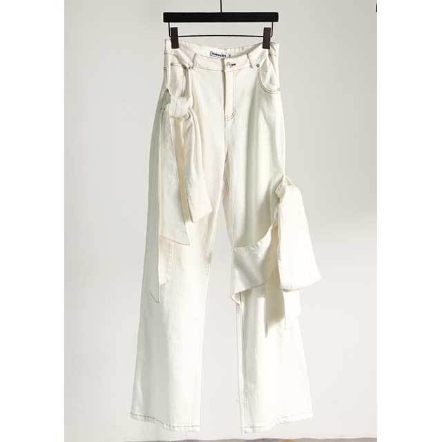 Take A Bow Denim Pant Set