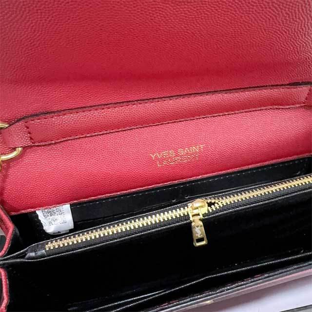 Metal Logo Leather Fashion Messenger Bag