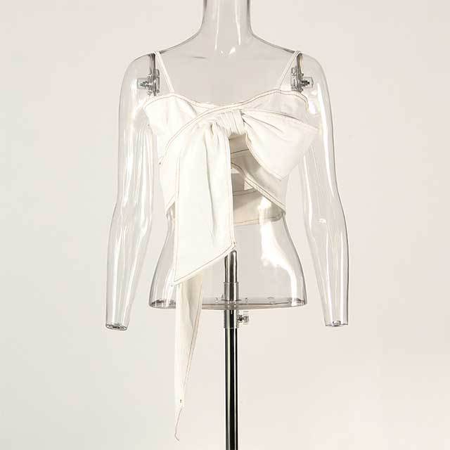 Take A Bow Denim Pant Set