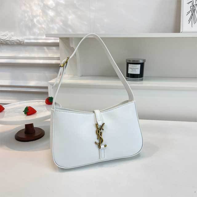 Metal Logo Leather Fashion Women Handbag