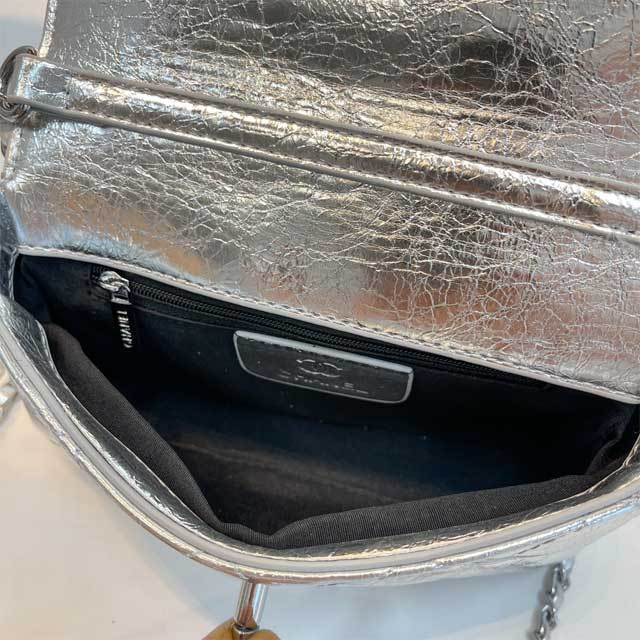 Metal Logo Leather Fashion Messenger Bag