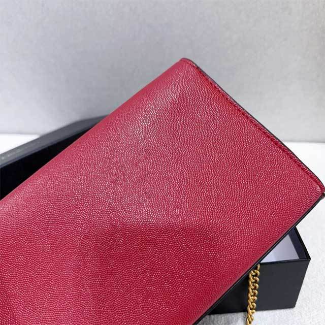 Metal Logo Leather Fashion Messenger Bag