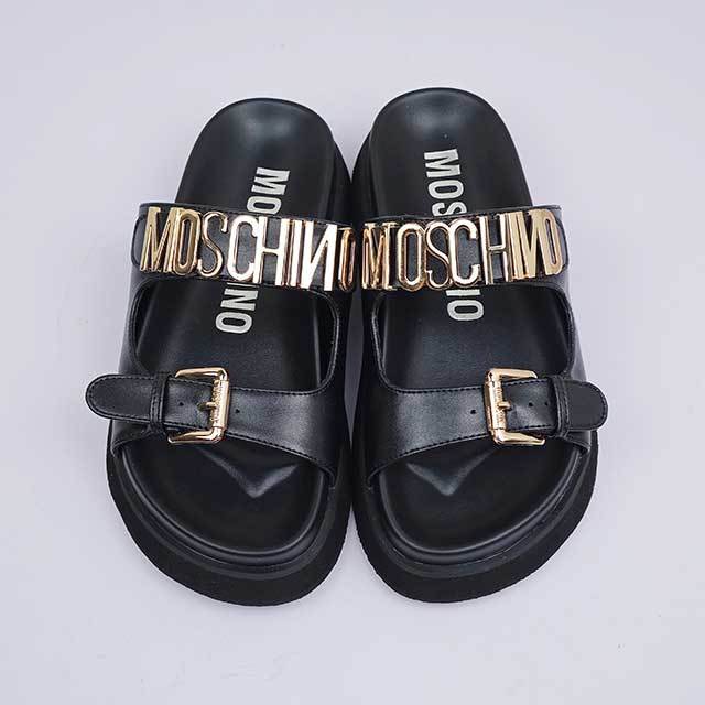 Adjustable Straps Open Toe Flat Slippers