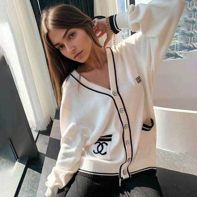 Fashion Knit Women Cardigan Coat