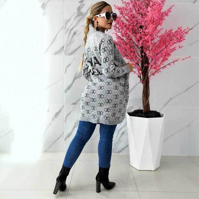 Fashion Design Knit Cardigan Coat