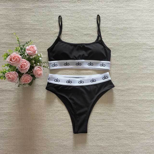 Letter Print Sport Two Piece Set