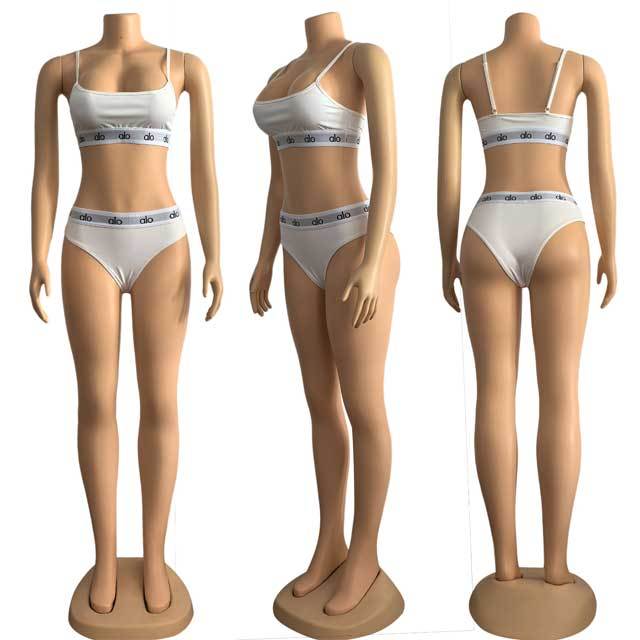 Letter Print Sport Two Piece Set