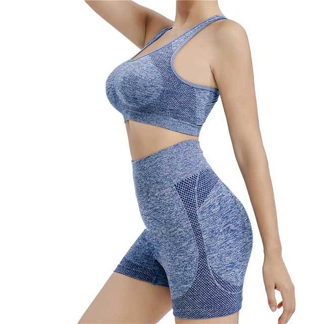 High Waist Skinny Yoga Two Piece Set