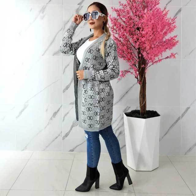 Fashion Design Knit Cardigan Coat