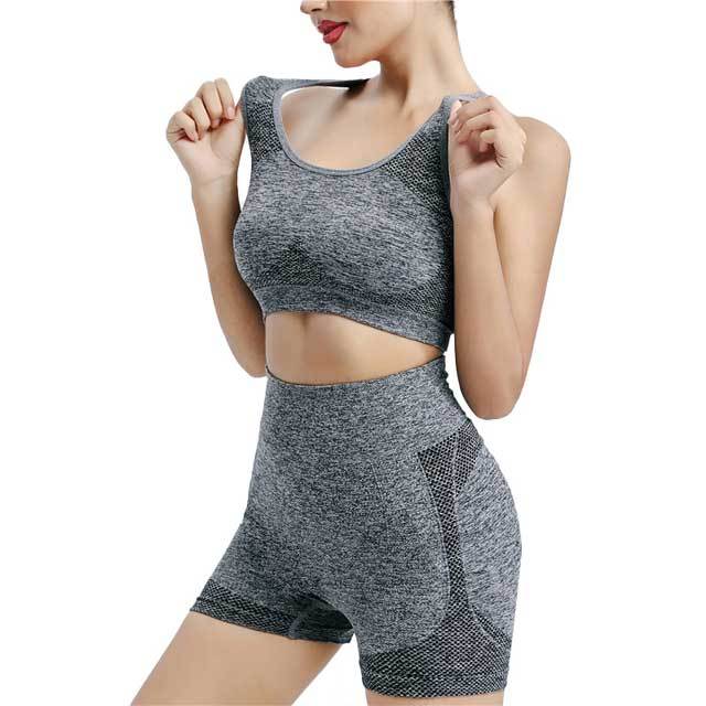 High Waist Skinny Yoga Two Piece Set