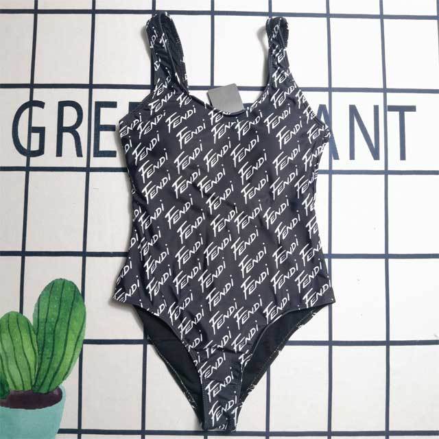 Printed Sleeveless One Piece Swimsuit