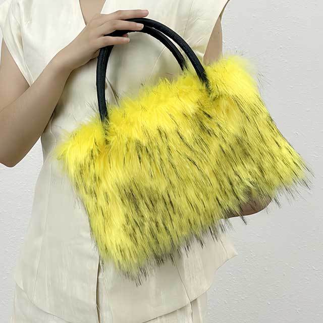 Fluffy Large Capacity Faux Fur Handbag