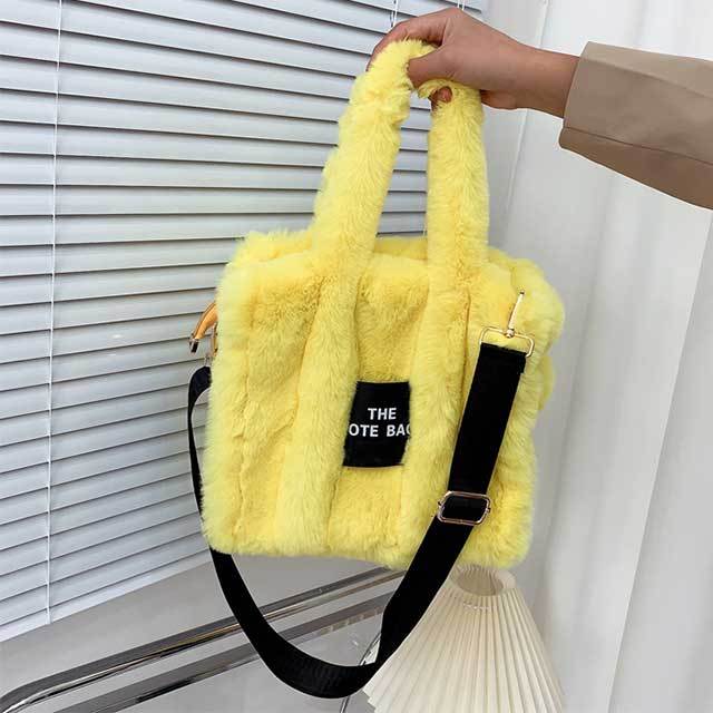 Luxury Design Faux Fur Handbag