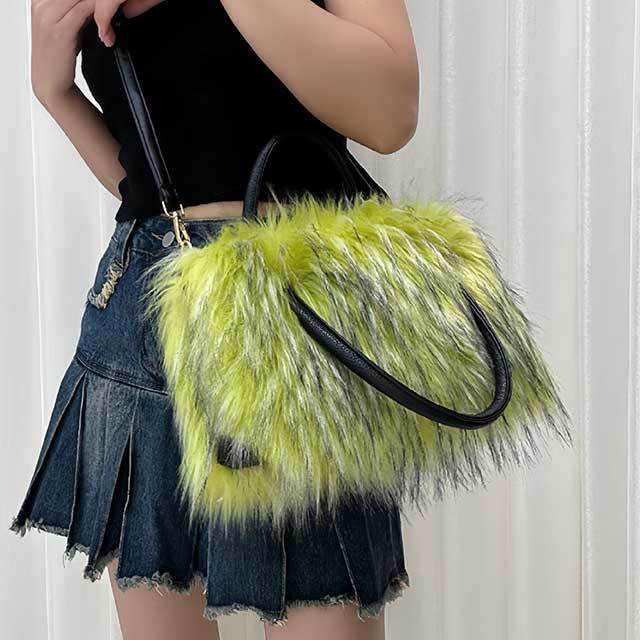 Fluffy Large Capacity Faux Fur Handbag