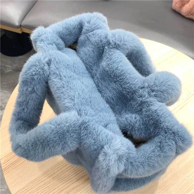 Luxury Design Faux Fur Handbag
