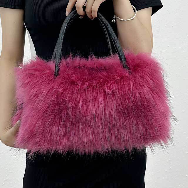 Fluffy Large Capacity Faux Fur Handbag