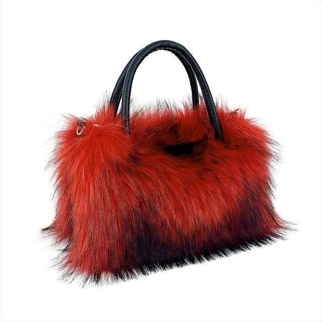 Fluffy Large Capacity Faux Fur Handbag
