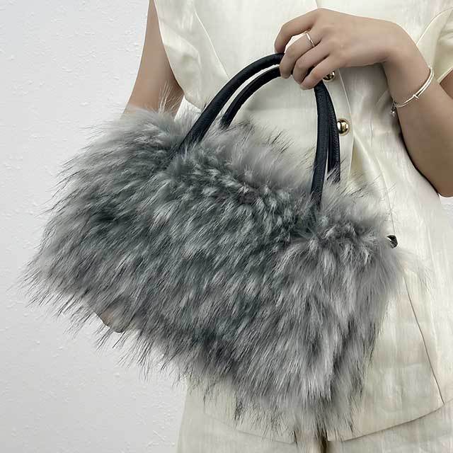 Fluffy Large Capacity Faux Fur Handbag