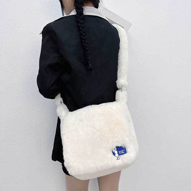Faux Fur Shoulder Bag