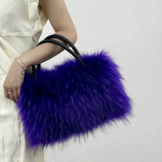 Fluffy Large Capacity Faux Fur Handbag