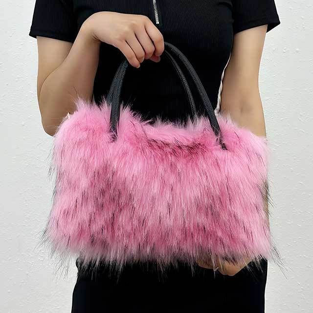 Fluffy Large Capacity Faux Fur Handbag