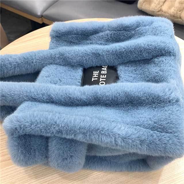 Luxury Design Faux Fur Handbag