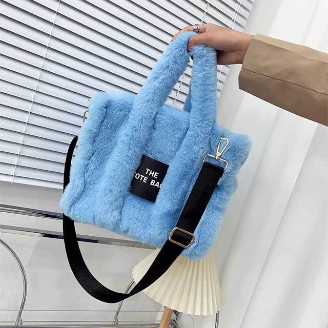 Luxury Design Faux Fur Handbag