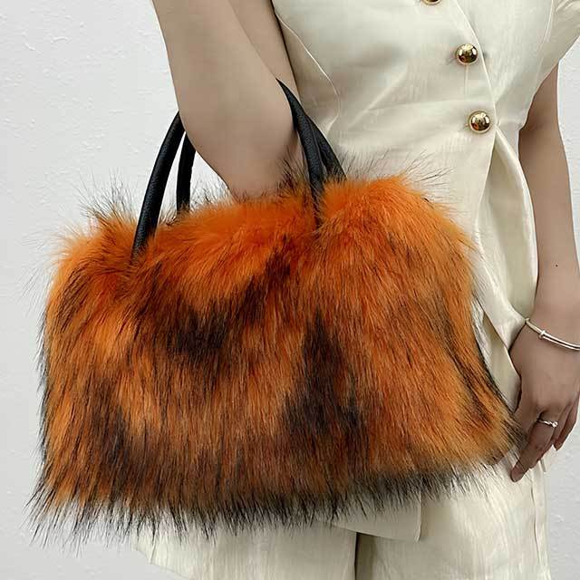 Fluffy Large Capacity Faux Fur Handbag