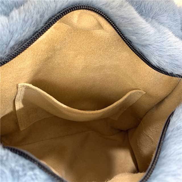 Luxury Design Faux Fur Handbag