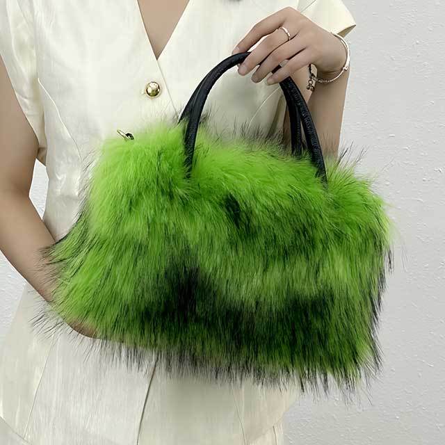 Fluffy Large Capacity Faux Fur Handbag