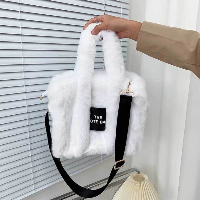 Luxury Design Faux Fur Handbag