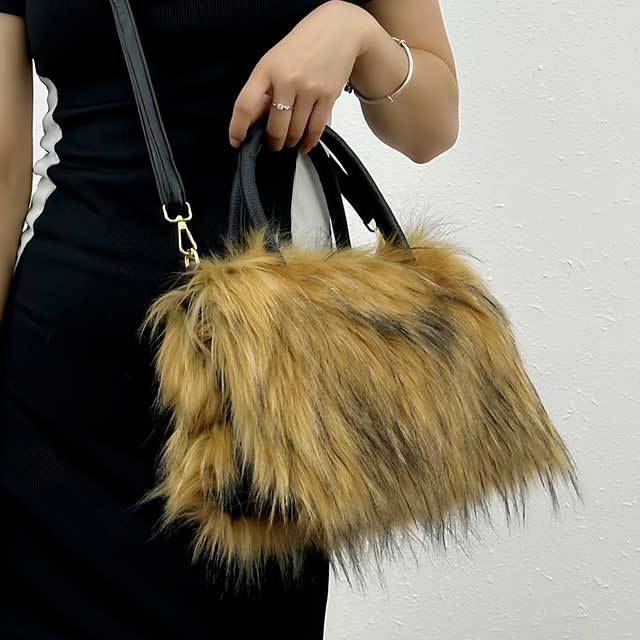 Fluffy Large Capacity Faux Fur Handbag