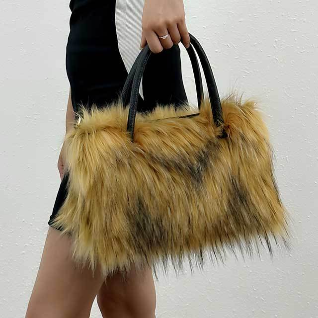 Fluffy Large Capacity Faux Fur Handbag