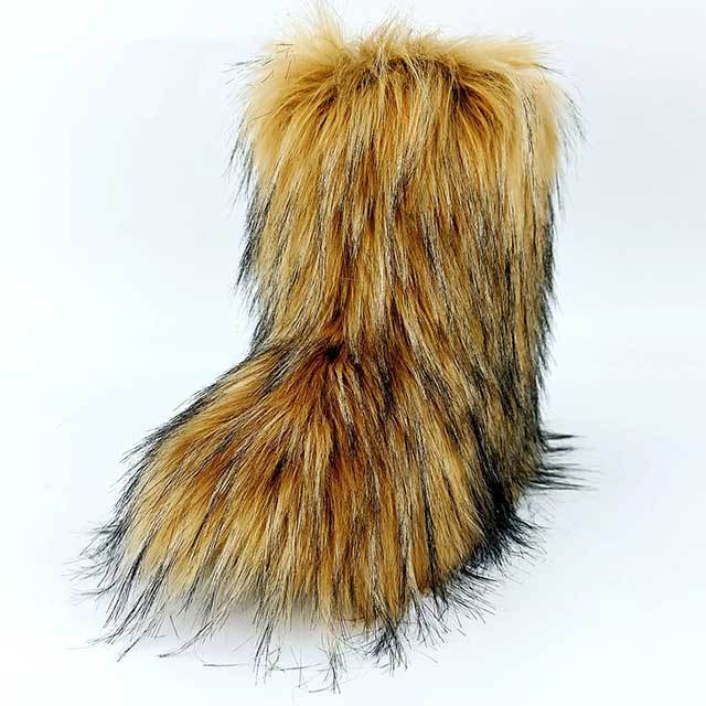 Fluffy Fuzzy Snow Boots