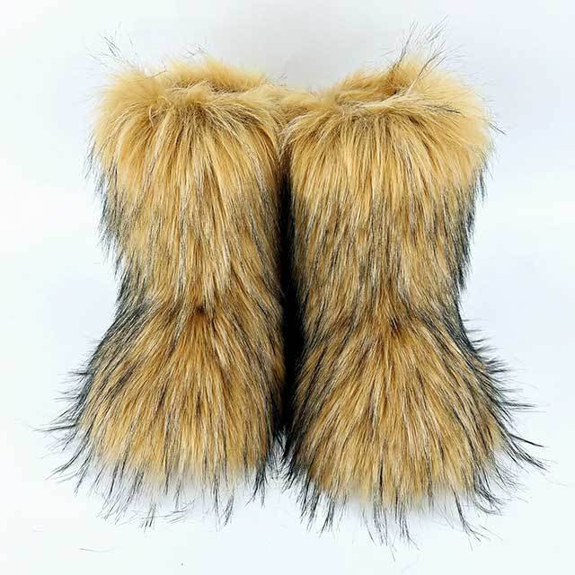 Fluffy Fuzzy Snow Boots