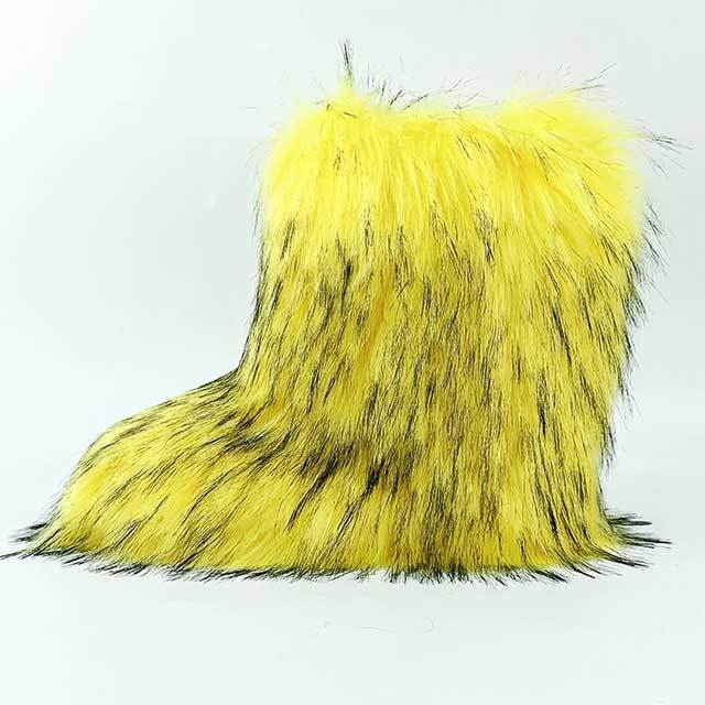 Fluffy Fuzzy Snow Boots