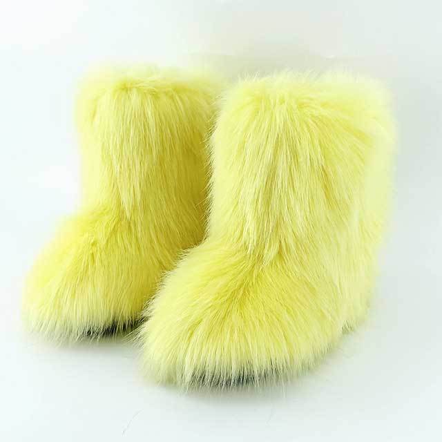 Fluffy Fuzzy Snow Boots