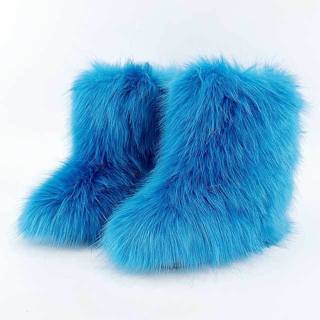Fluffy Fuzzy Snow Boots
