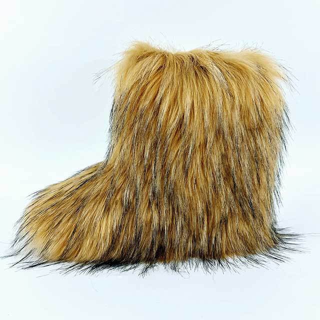 Fluffy Fuzzy Snow Boots