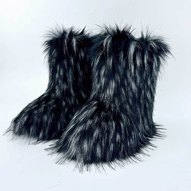 Fluffy Fuzzy Snow Boots