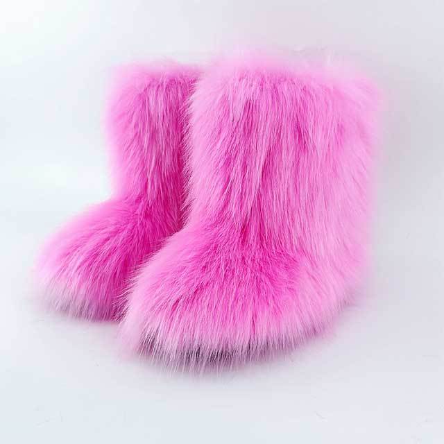 Fluffy Fuzzy Snow Boots