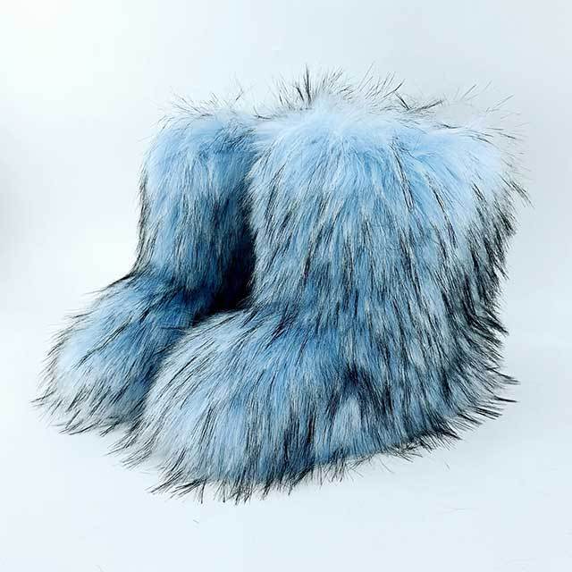 Fluffy Fuzzy Snow Boots